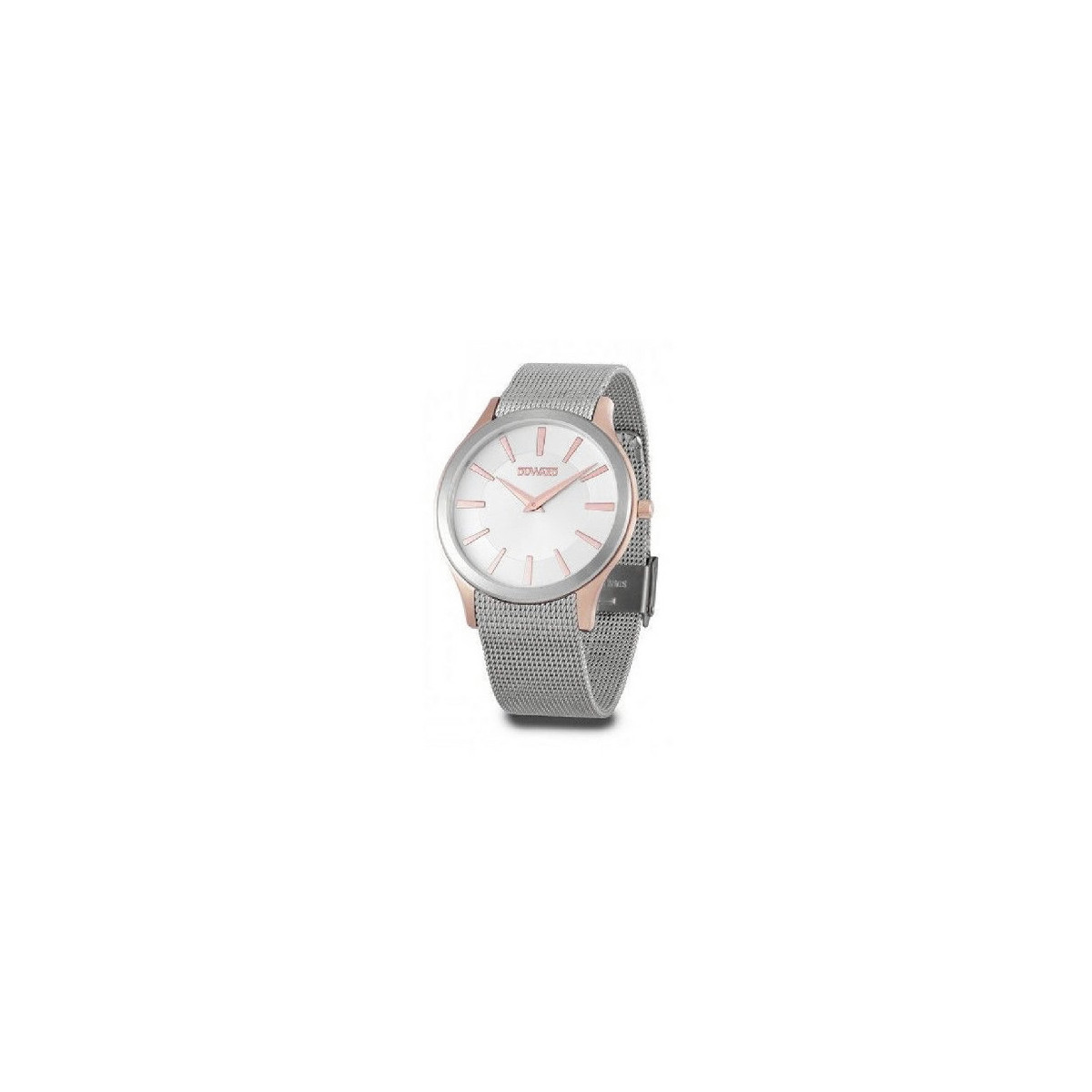 RELOJ DUWARD MALLA BICOLOR ROSA - D95104.21