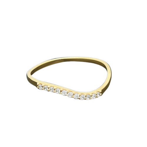 ANILLO ANTONIO CORDÓN ONDAS CIRCONITAS - M-300751A