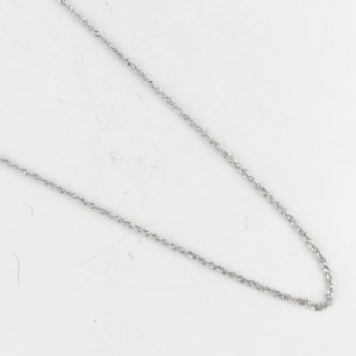CADENA ANTONIO CORDÓN ORO BLANCO BRILLANTITOS - 1.1
