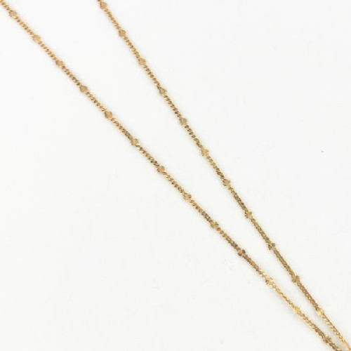 CADENA ANTONIO CORDÓN DE ORO BLANCO LISA - 003209/40