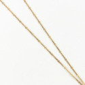 CADENA ANTONIO CORDÓN DE ORO BLANCO LISA - 003209/40