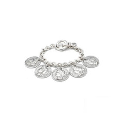 PULSERA CICLÓN MONEDAS FRANCE - 001892