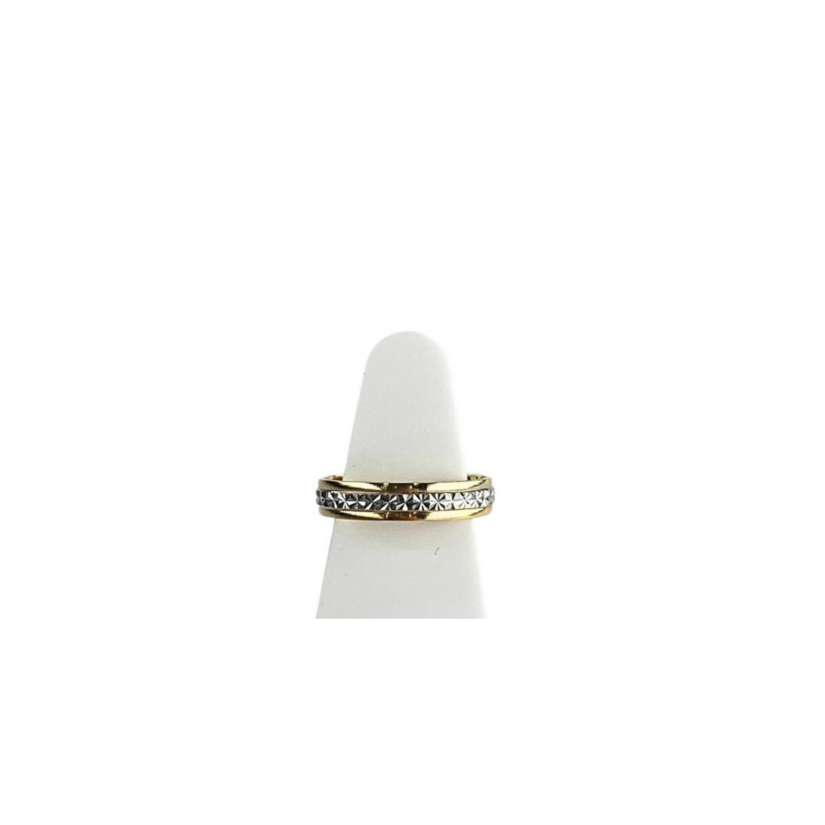 ANILLO ANTONIO CORDÓN ACABADO DIAMANTADO ORO - 1028