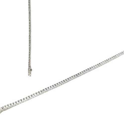 PULSERA ANTONIO CORDÓN RIVIERE CIRCONITAS DE ORO BLANCO - R077557