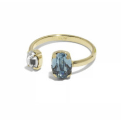 ANILLO  VICTORIA CRUZ  ABIERTA AZUL - A4510-10DA