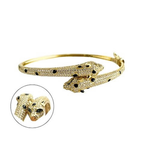 PULSERA ANTONIO CORDÓN SERPIENTES CIRCONITAS ESMALTE - 478-00947