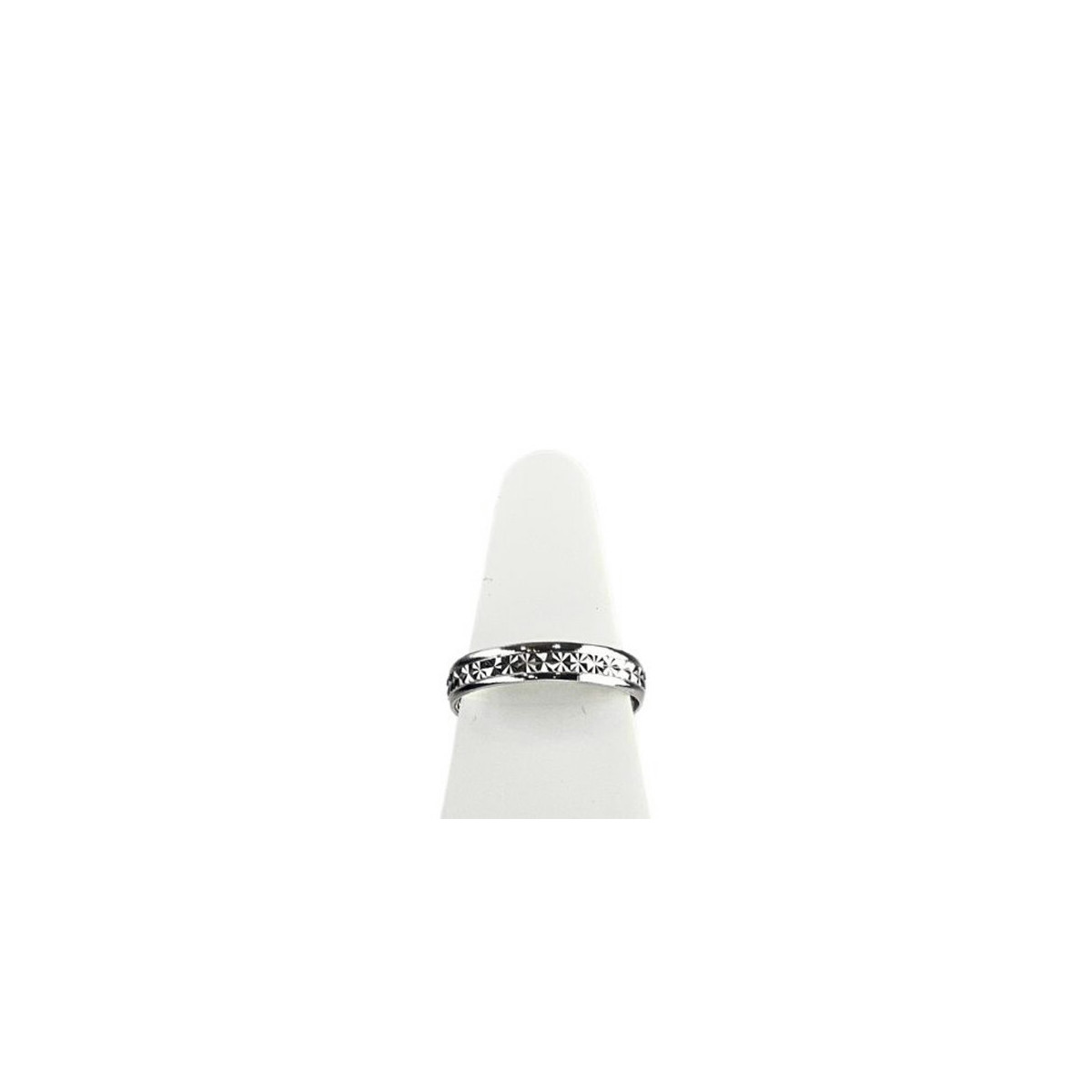 ANILLO CORDÓN ORO BLANCO CENEFA - 2.39