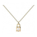 GARGANTILLA PDEPAOLA CANDADO GOLD - CO01-487-U