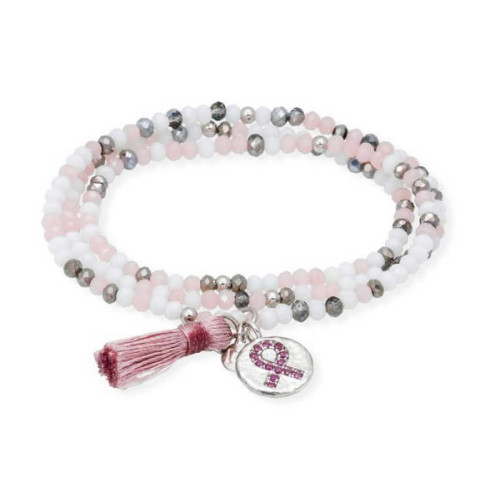 PULSERA MARINA GARCIA FLECOS ROSA - 90590UX