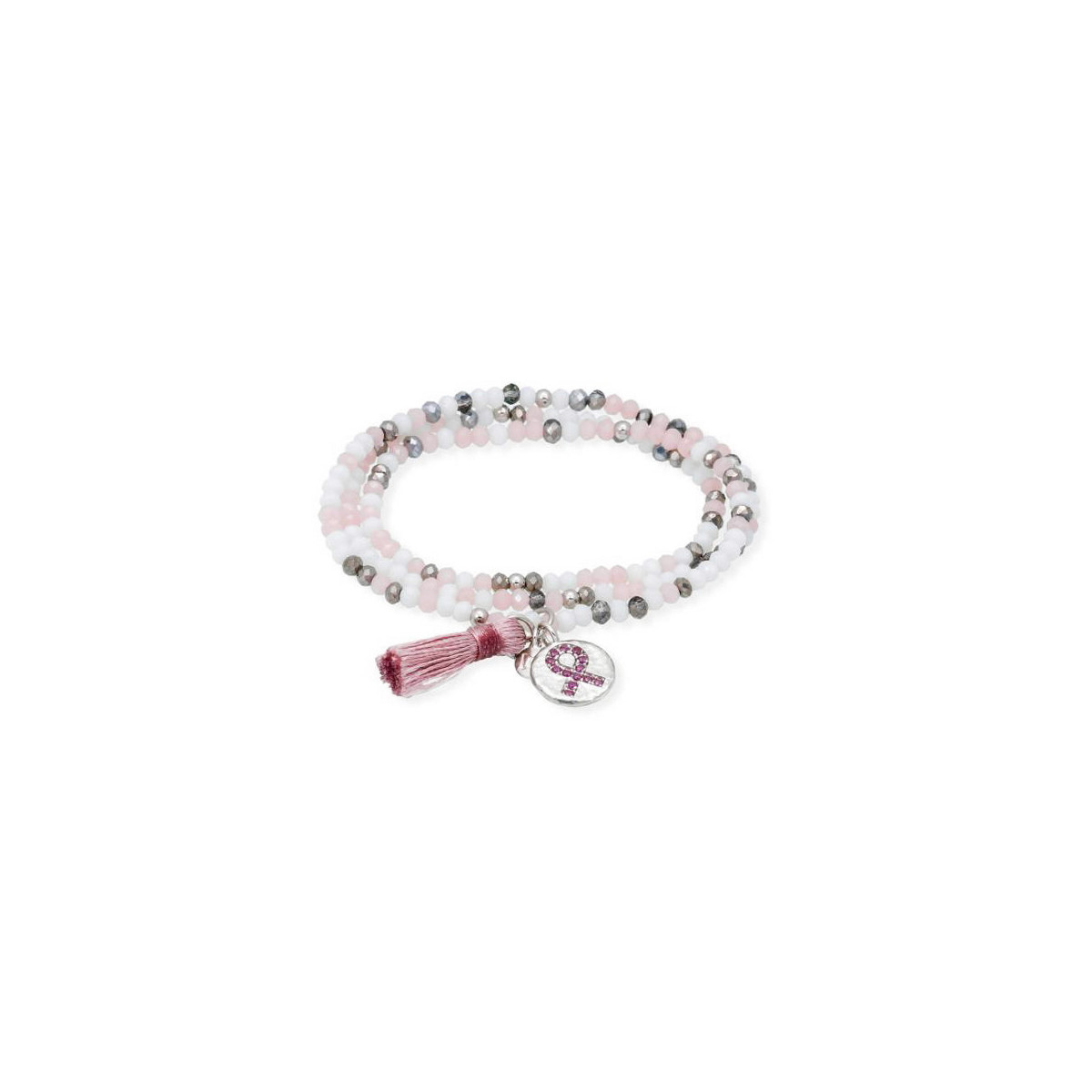 PULSERA MARINA GARCIA FLECOS ROSA - 90590UX
