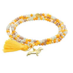 PULSERA MARINA GARCIA FLECOS AMARILLOS - 90978U4