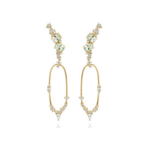 PENDIENTES MARINA GARCIA LARGOS OLIVINA - 90855PDV