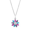 GARGANTILLA LOTUS SILVER FLOR - LP3560-1/2
