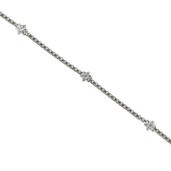 PULSERA COMUNIÓN ORO BLANCO