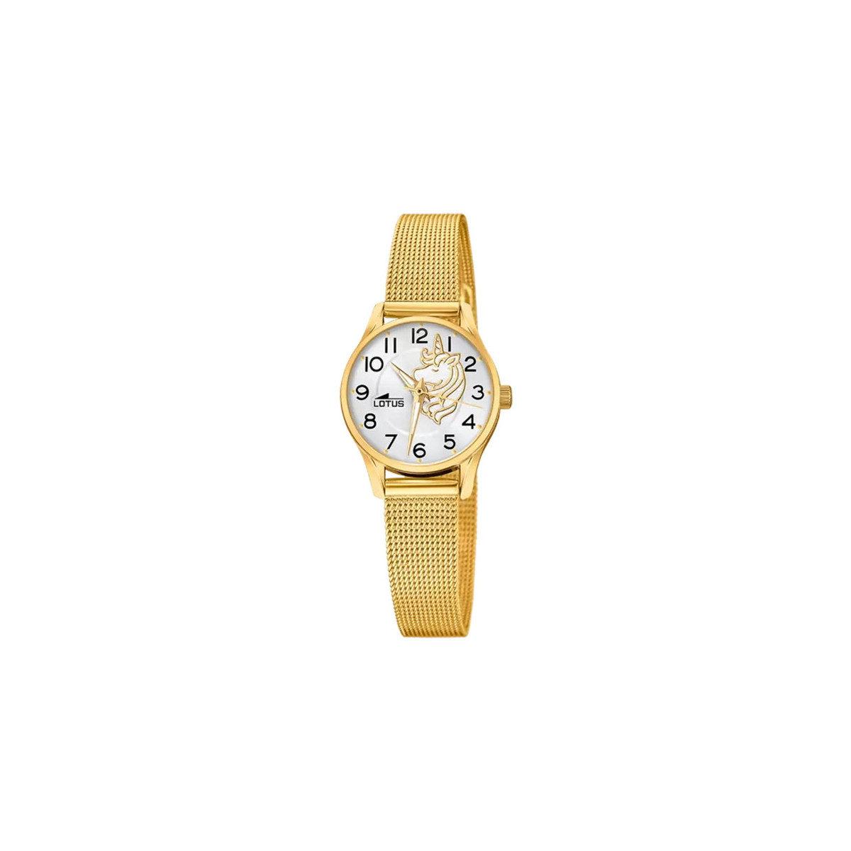 RELOJ LOTUS INFANTIL UNICORNIO GOLD - 18572/C