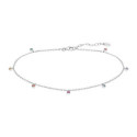 PULSERA TOBILLERA LOTUS SILVER - LP3245-8/1