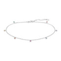 PULSERA TOBILLERA LOTUS SILVER - LP3245-8/1