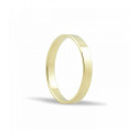 ALIANZA DE BODA BRILLO ORO CLASSIC  PLANA