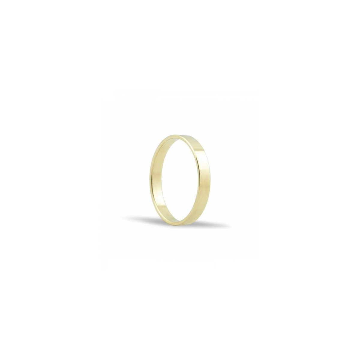 ALIANZA DE BODA BRILLO ORO CLASSIC  PLANA