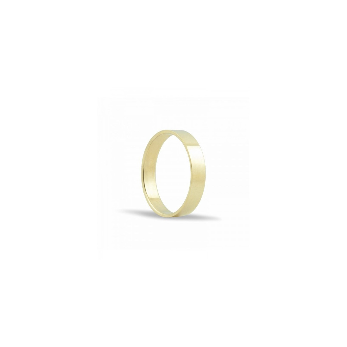 ALIANZA DE BODA BRILLO ORO 18K PLANA