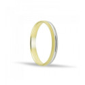 ALIANZA DE BODA FACTEADO ORO 18K