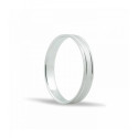 ALIANZA DE BODA CONFORT ORO BLANCO