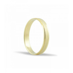 ALIANZA DE BODA MATIZADO ORO 18K
