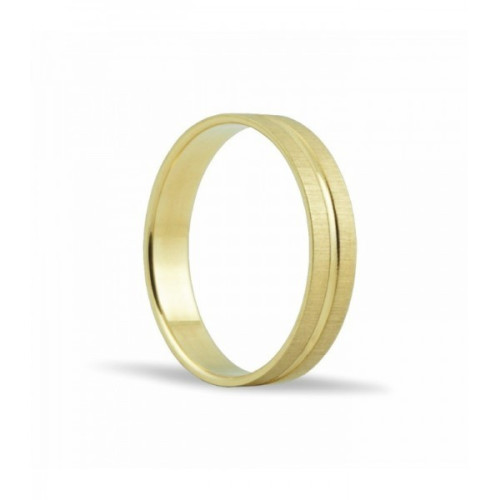 ALIANZA DE BODA PLANA PLANA 4MM