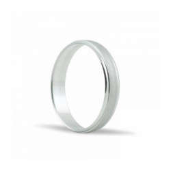 ALIANZA DE BODA ARENA ORO BLANCO 18K