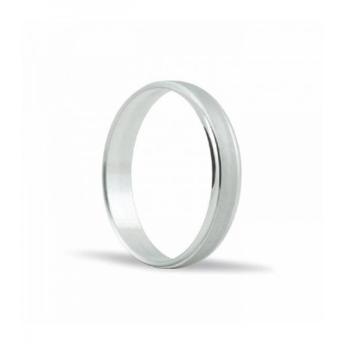 ALIANZA DE BODA ARENA ORO BLANCO 18K