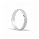 ALIANZA DE BODA ARENA ORO BLANCO 18K
