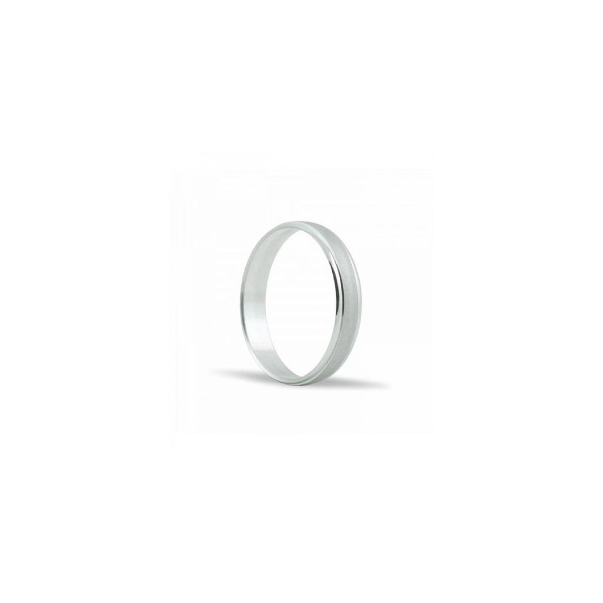 ALIANZA DE BODA ARENA ORO BLANCO 18K
