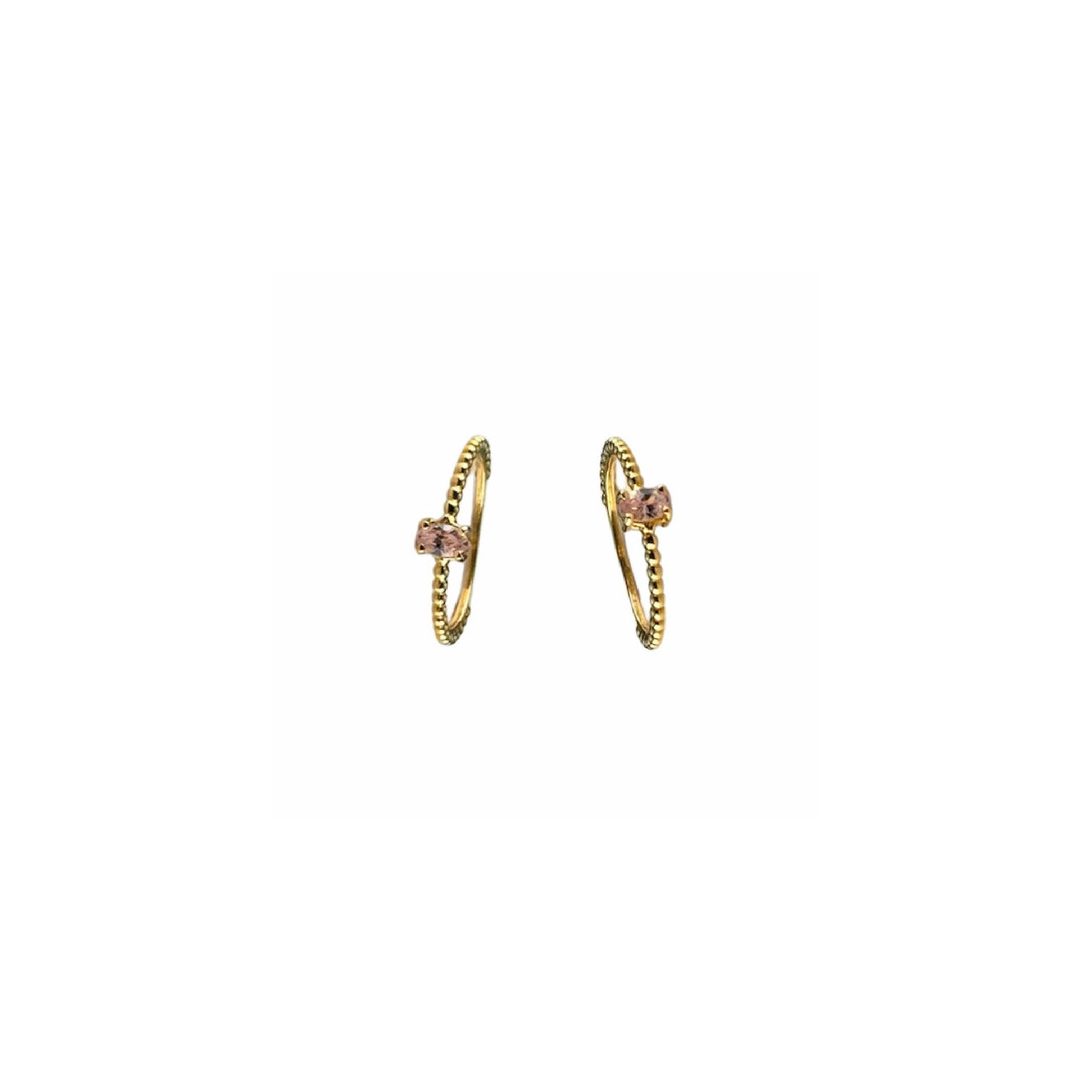 SORTIJA DE ORO PIEDRA ROSA - 125830200