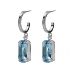 PENDIENTES VICTORIA CRUZ INSPIRE BLUE CRISTAL - A4685-10HT
