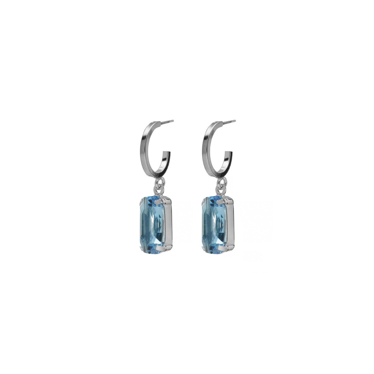 PENDIENTES VICTORIA CRUZ INSPIRE BLUE CRISTAL - A4685-10HT