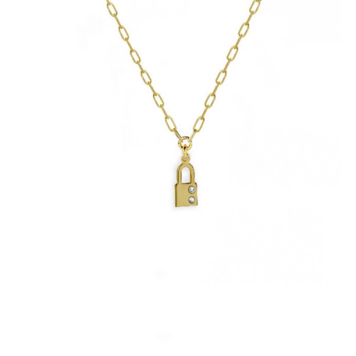 GARGANTILLA VICTORIA CANDADO GOLD - A3905-07DG