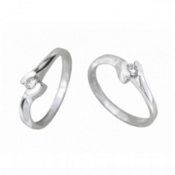 SORTIJA DIAMANTE 0.08CTS - 3483