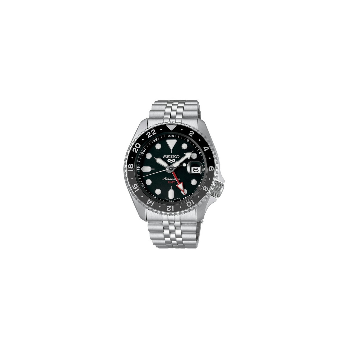 RELOJ SEIKO 5 SPORTS GMT NEGRO - SSK001K1