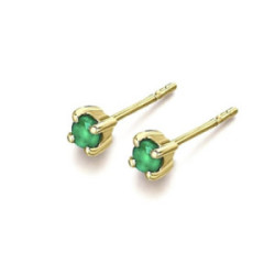 PENDIENTES LE CARRE MINI ESMERALDAS - GB168ES.00