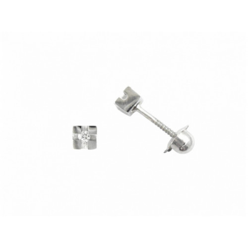 PENDIENTES DIAMANTE 0.03CTS - 4955