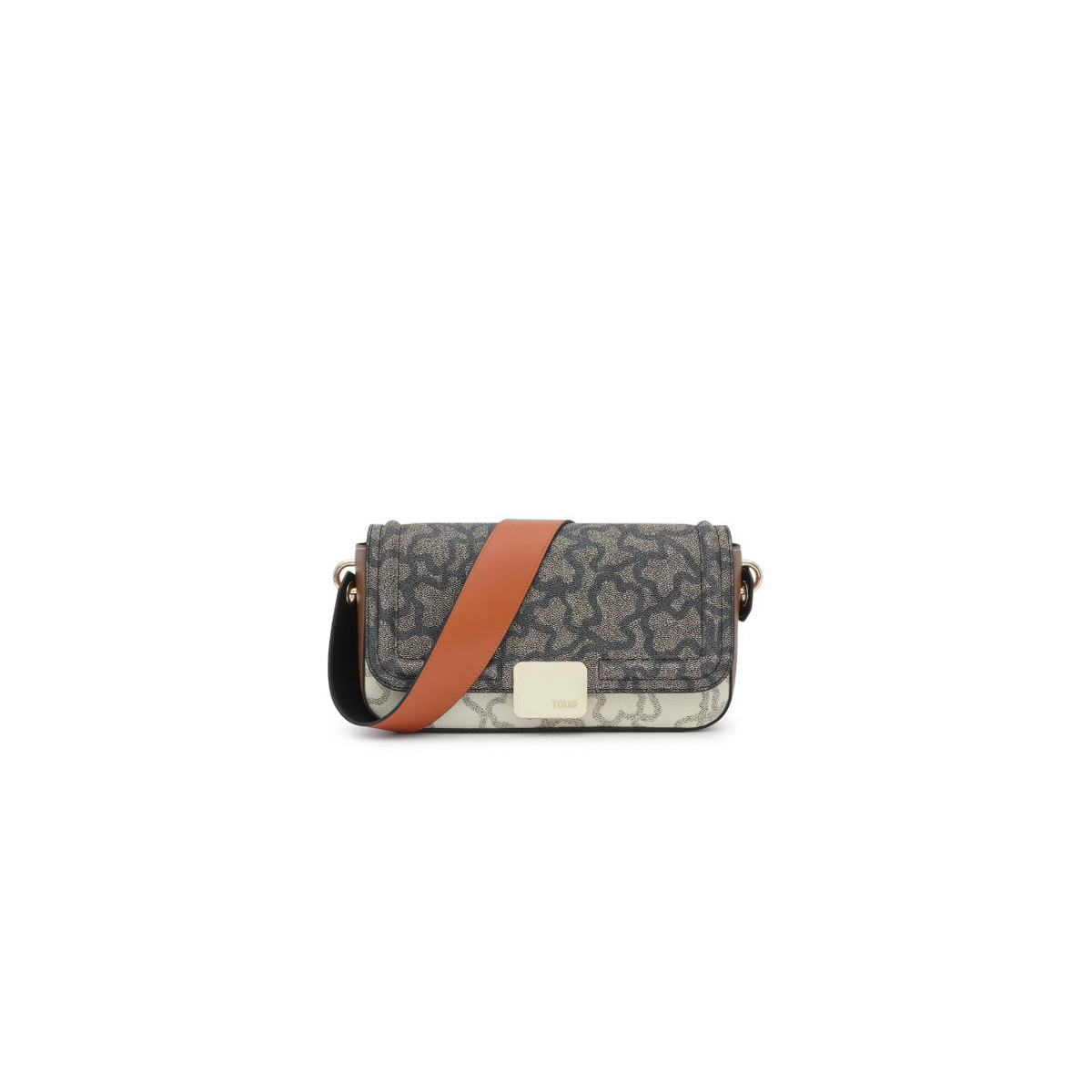BANDOLERA TOUS REPORTER BEIGE NEGRO - 2002017602