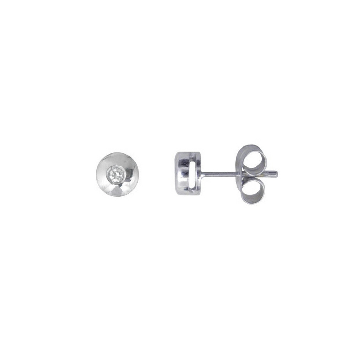 PENDIENTES DIAMANTE 0.09CTS - 7044