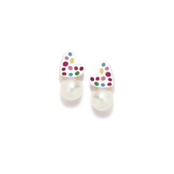 PENDIENTES AGATHA RUÍZ DE LA PRADA PERLA CORAZÓN - 032ROS