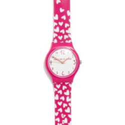 RELOJ AGATHA RUÍZ DE LA PRADA CORAZONES FUCSIA - AGR325