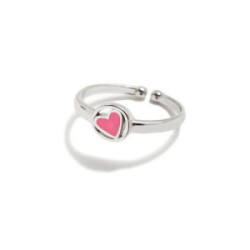 ANILLO AGATHA RUÍZ DE LA PRADA CORAZÓN ROSA - 205RIG