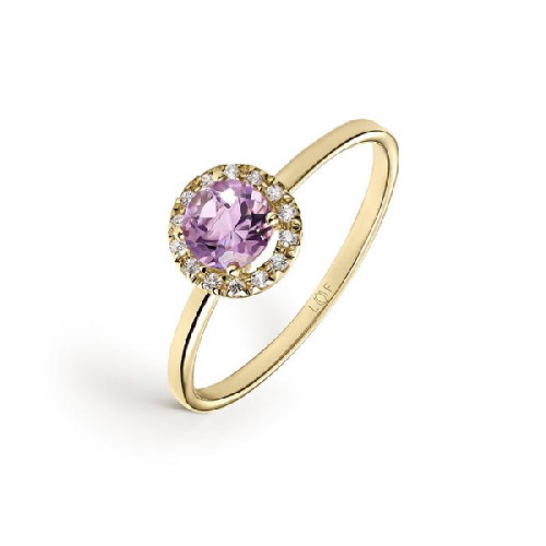 ANILLO LITTA FIORE ORO AMARILLO - LRN-204-012-14