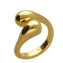 ANILLO VICTORIA CRUZ CRUZADO DOBLE GOTA - A4831-DA