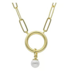 GARGANTILLA PERLA BLANCA - A4646-00DG