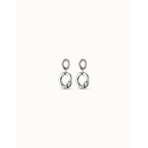 PENDIENTES UNO DE 50 BAÑO PLATA - PEN0898AZUMTL0U