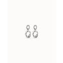 PENDIENTES UNO DE 50 BAÑO PLATA - PEN0898AZUMTL0U